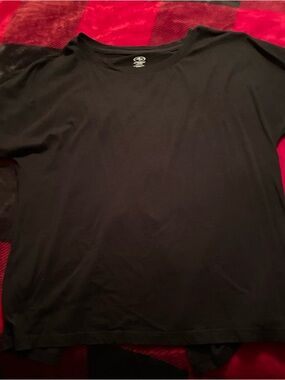 Athletic Works Black Short Sleeve Women's Tee